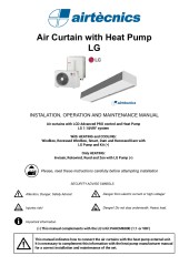 Air curtain with Heat Pump LG 1:1 VRF - RJ11